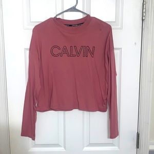 Calvin Klein long sleeve crop